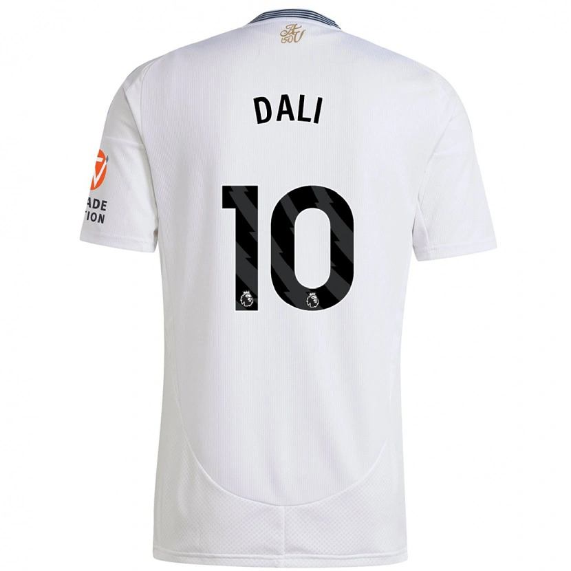 Danxen Kid Kenza Dali #10 White Away Jersey 2024/25 T-Shirt