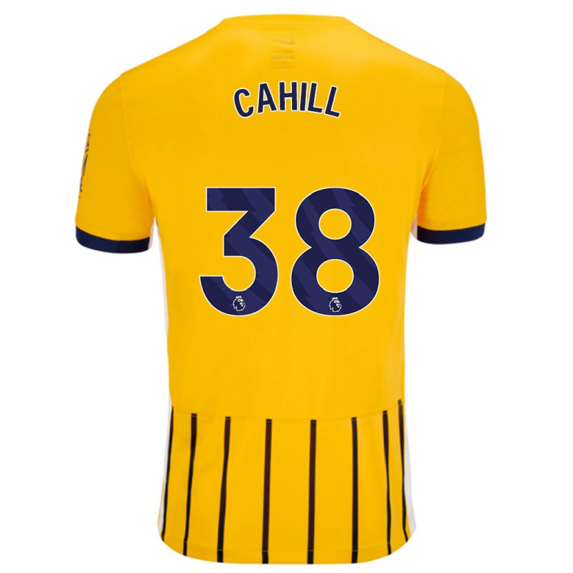 Danxen Kid Killian Cahill #38 Gold Blue Pinstripes Away Jersey 2024/25 T-Shirt