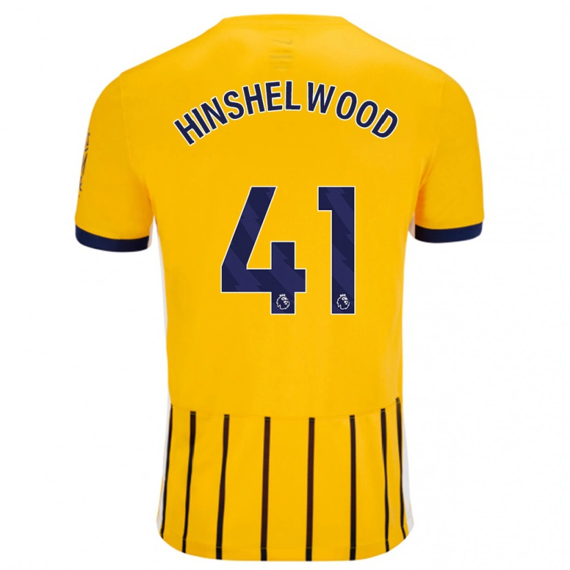 Danxen Kid Jack Hinshelwood #41 Gold Blue Pinstripes Away Jersey 2024/25 T-Shirt