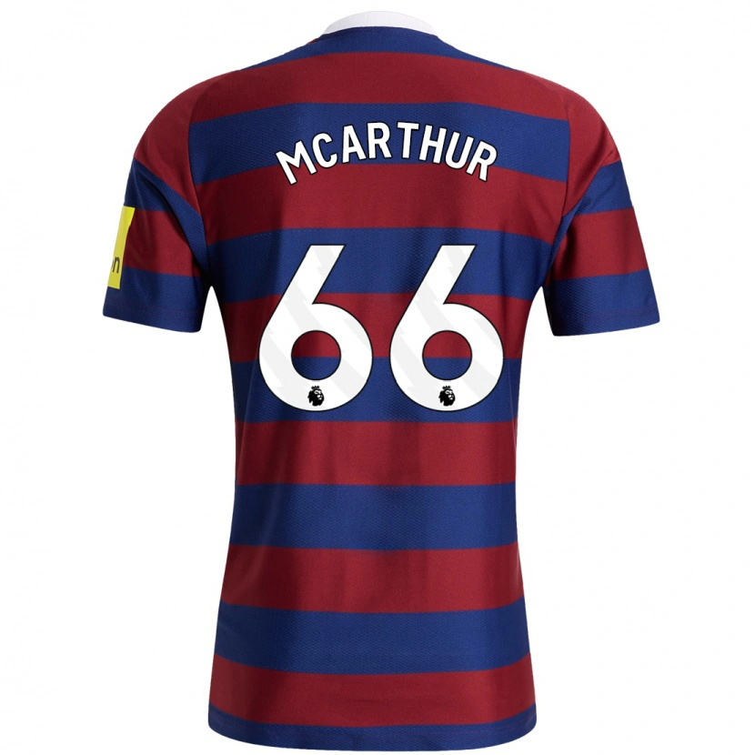 Danxen Kid Charlie Mcarthur #66 Burgundy Navy Blue Away Jersey 2024/25 T-Shirt