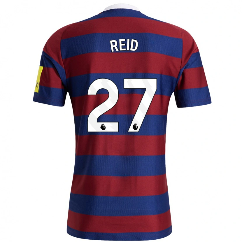 Danxen Kid Hannah Reid #27 Burgundy Navy Blue Away Jersey 2024/25 T-Shirt