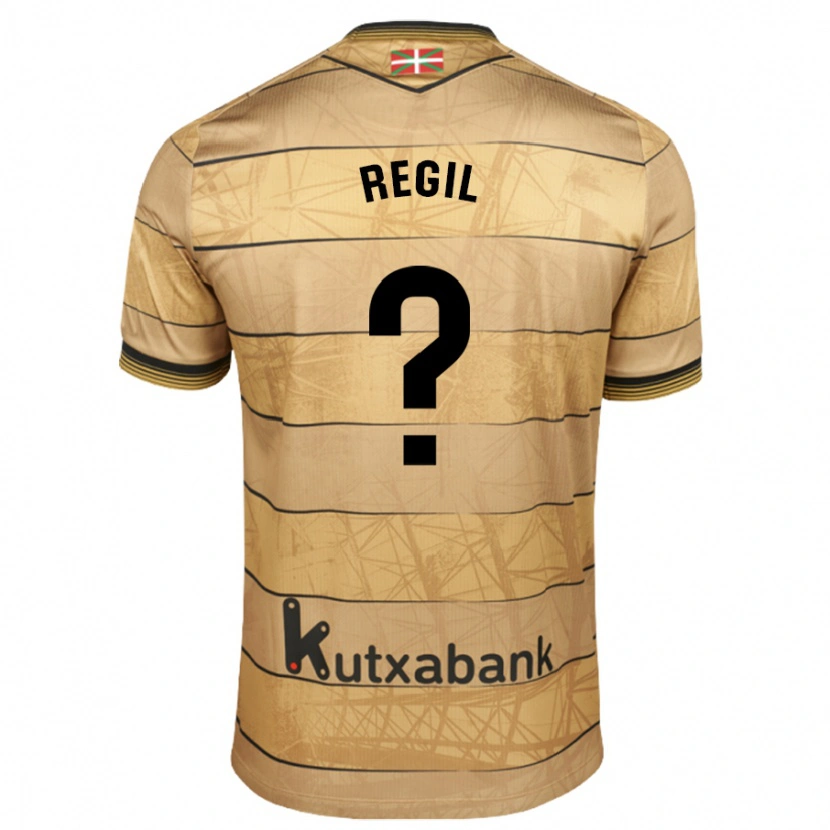 Danxen Kid Markel Regil #0 Brown Away Jersey 2024/25 T-Shirt