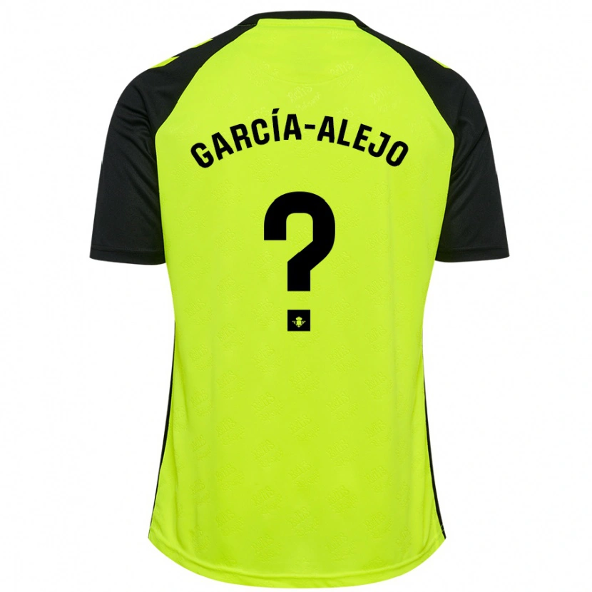 Danxen Kid Raúl García-Alejo #0 Fluorescent Yellow Black Away Jersey 2024/25 T-Shirt