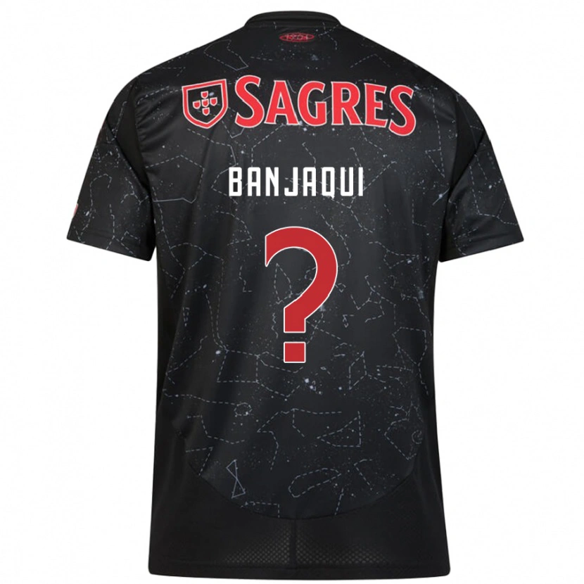 Danxen Kid Daniel Banjaqui #0 Black Red Away Jersey 2024/25 T-Shirt