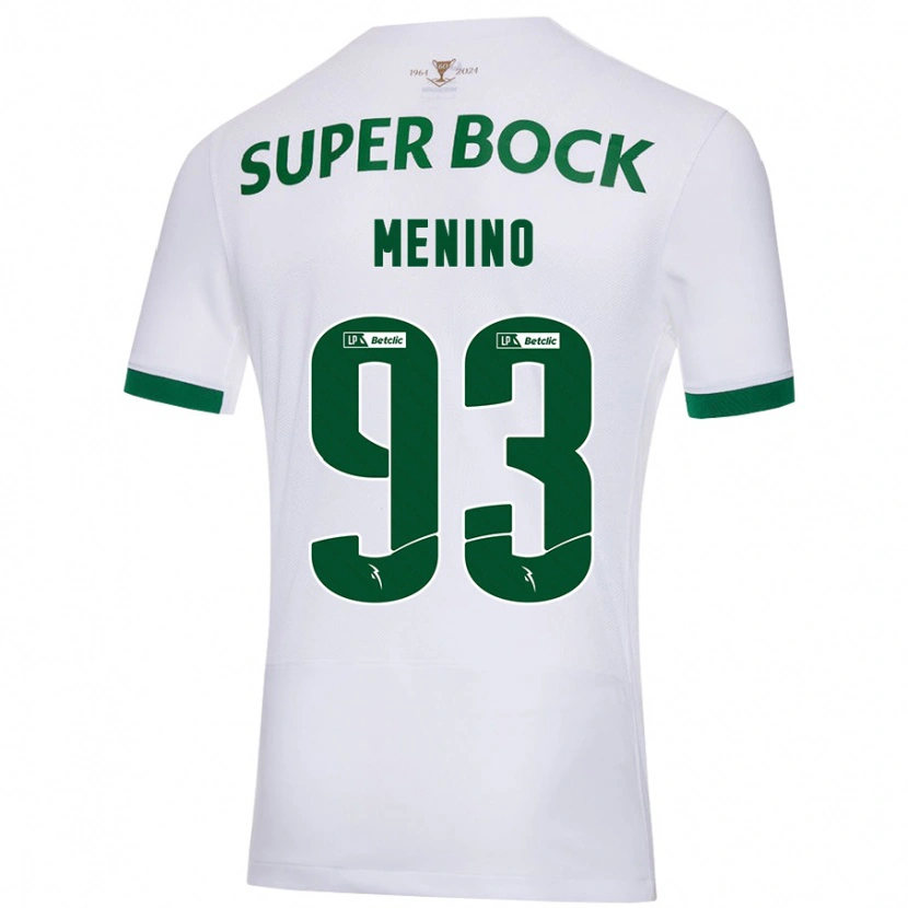 Danxen Kid Miguel Menino #93 White Green Away Jersey 2024/25 T-Shirt