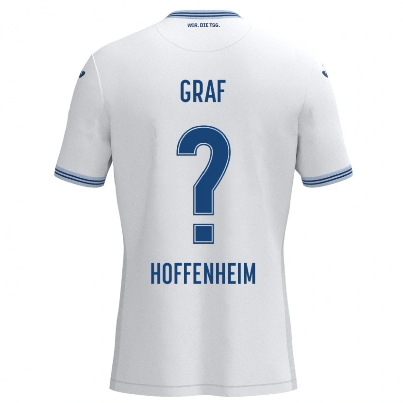 Danxen Kid Julian Graf #0 White Blue Away Jersey 2024/25 T-Shirt