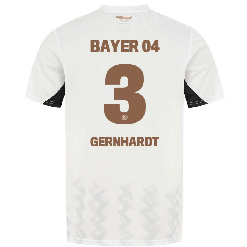 Danxen Kid Nils Gernhardt #3 White Black Away Jersey 2024/25 T-Shirt