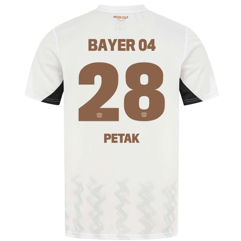 Danxen Kid Raoul Petak #28 White Black Away Jersey 2024/25 T-Shirt