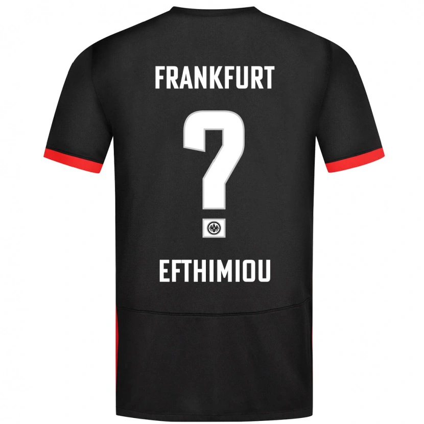 Danxen Kid Sissis Efthimiou #0 Black Away Jersey 2024/25 T-Shirt