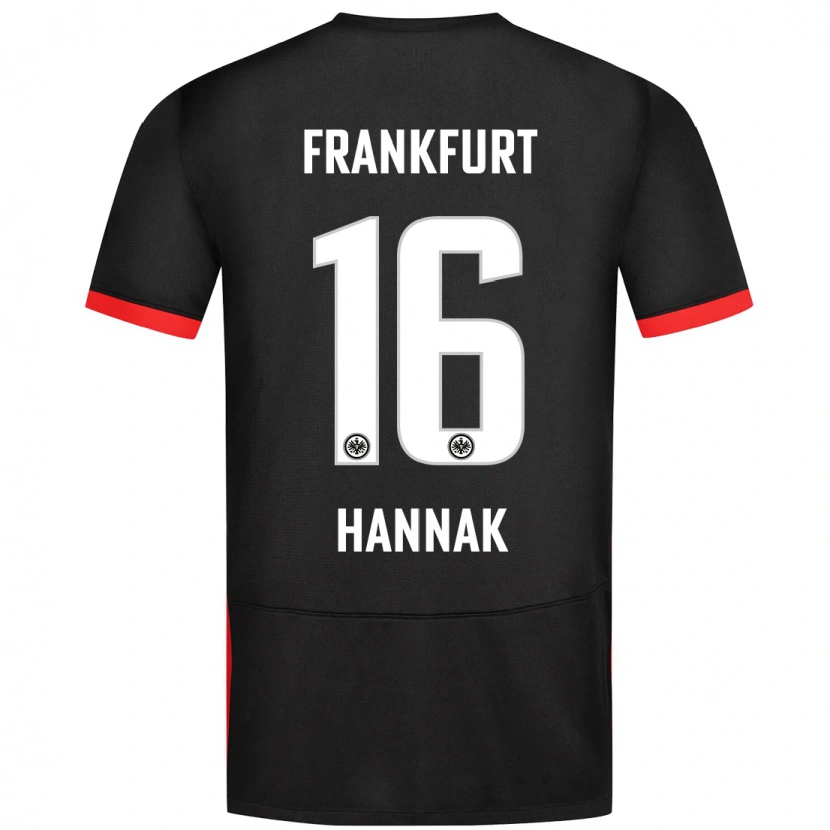 Danxen Kid Tim Hannak #16 Black Away Jersey 2024/25 T-Shirt
