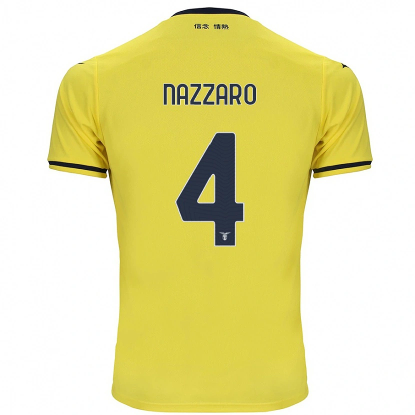 Danxen Kid Marco Nazzaro #4 Yellow Away Jersey 2024/25 T-Shirt