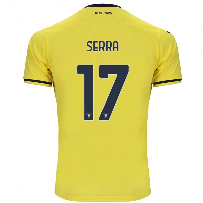 Danxen Kid Federico Serra #17 Yellow Away Jersey 2024/25 T-Shirt