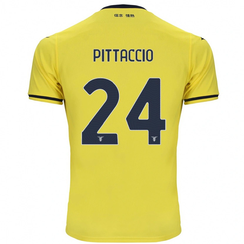 Danxen Kid Francesca Pittaccio #24 Yellow Away Jersey 2024/25 T-Shirt