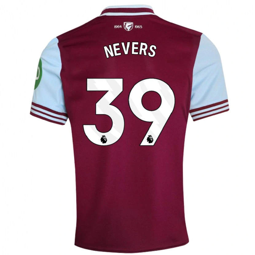 Danxen Men Thierry Nevers #39 Dark Red Home Jersey 2024/25 T-Shirt