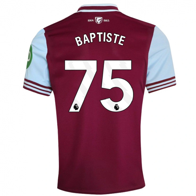 Danxen Men Jamal Baptiste #75 Dark Red Home Jersey 2024/25 T-Shirt