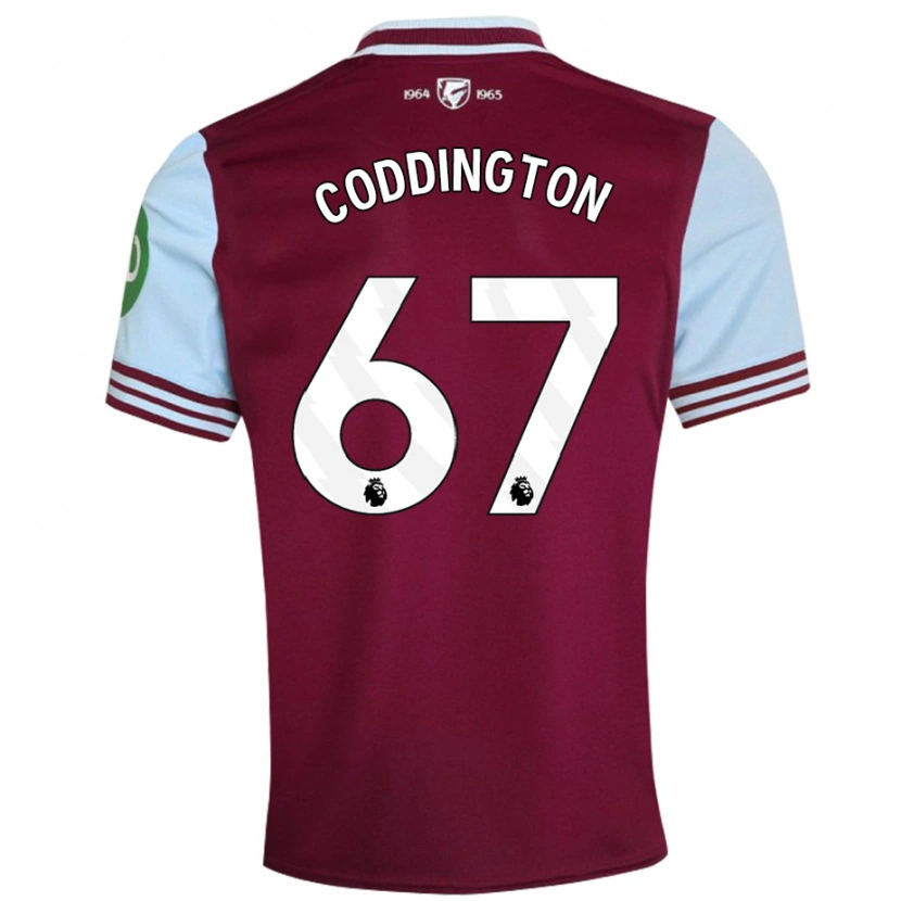 Danxen Men Remy Coddington #67 Dark Red Home Jersey 2024/25 T-Shirt