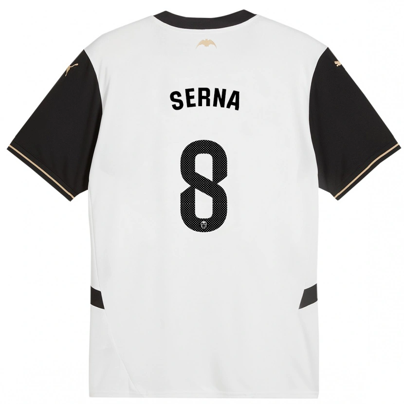 Danxen Men Liced Serna #8 White Black Home Jersey 2024/25 T-Shirt