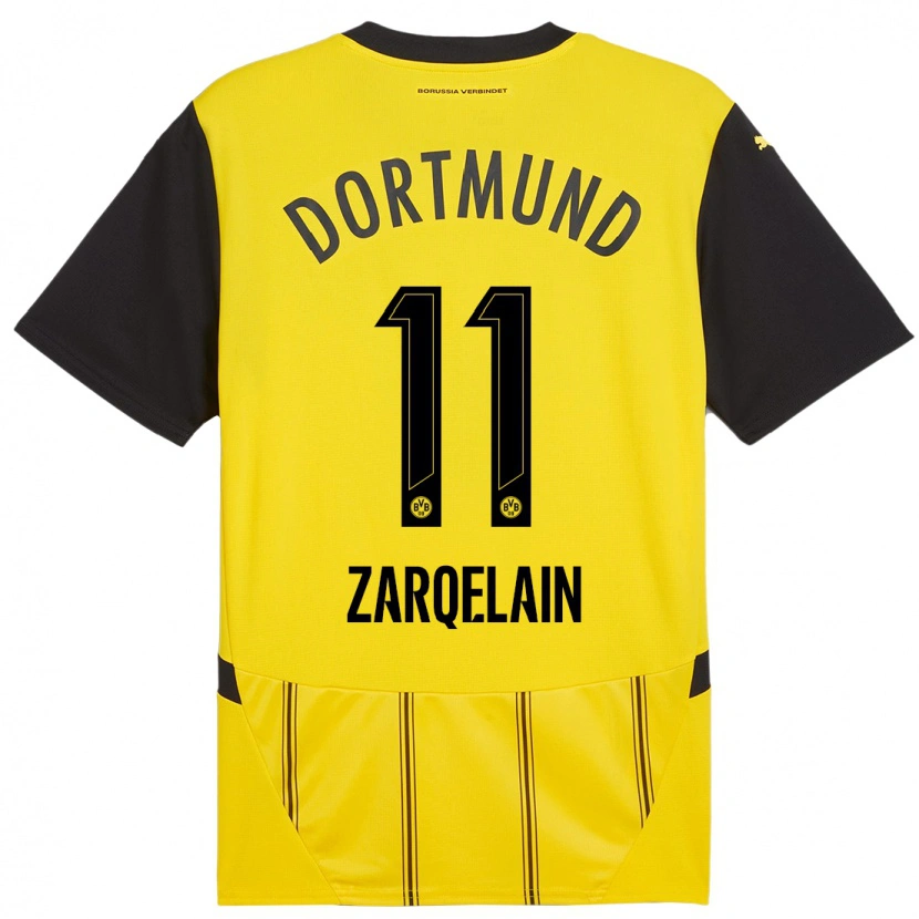 Danxen Men Fadi Zarqelain #11 Yellow Black Home Jersey 2024/25 T-Shirt