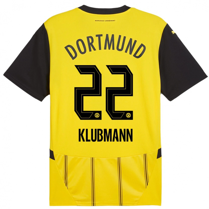 Danxen Men Leon Klubmann #22 Yellow Black Home Jersey 2024/25 T-Shirt