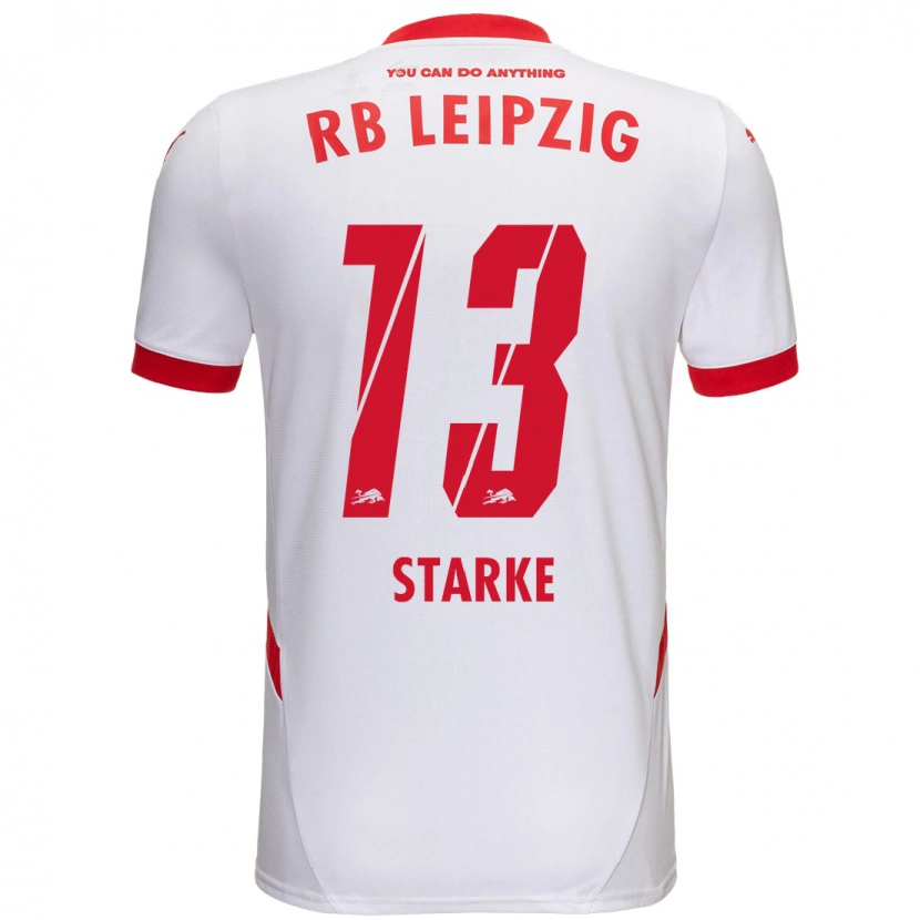 Danxen Men Sandra Starke #13 White Red Home Jersey 2024/25 T-Shirt