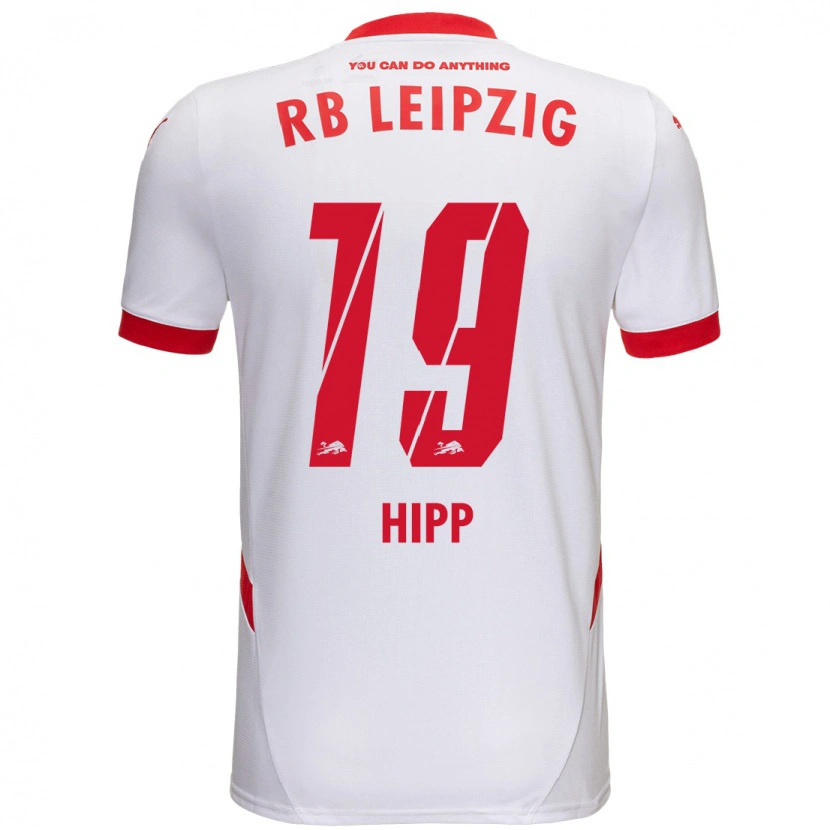 Danxen Men Jenny Hipp #19 White Red Home Jersey 2024/25 T-Shirt