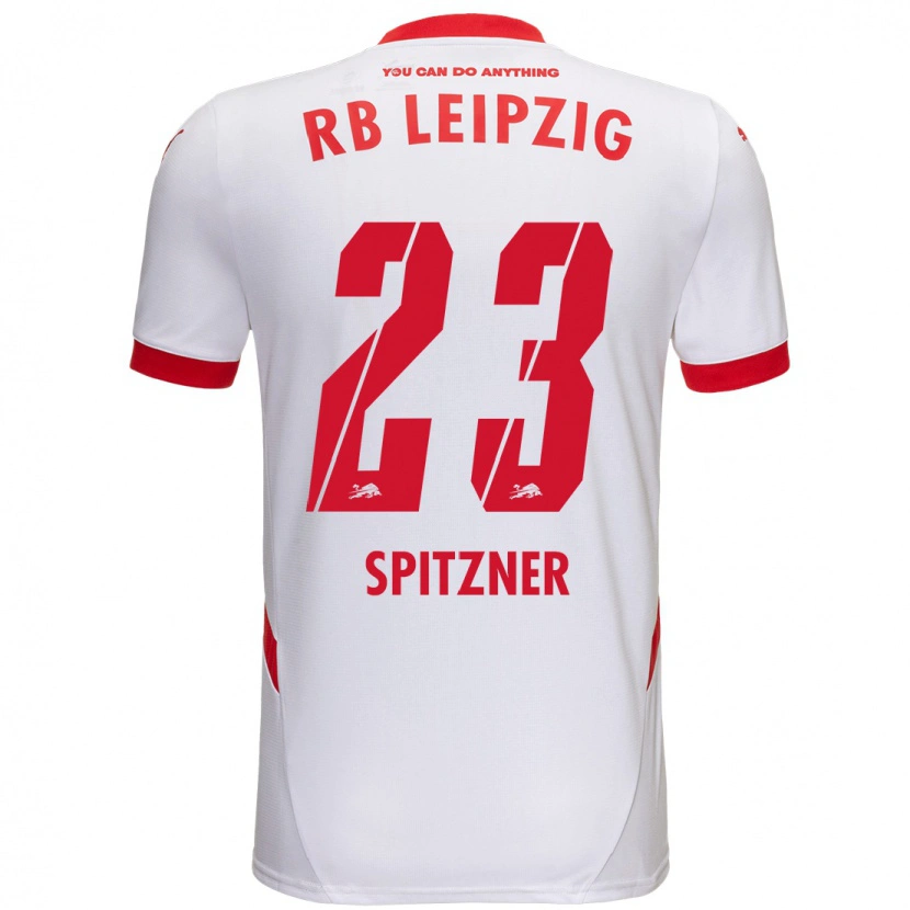 Danxen Men Kyra Spitzner #23 White Red Home Jersey 2024/25 T-Shirt