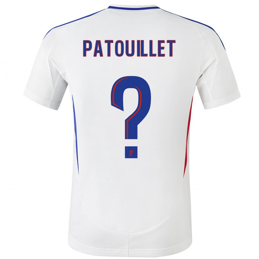 Danxen Men Mathieu Patouillet #0 White Blue Home Jersey 2024/25 T-Shirt