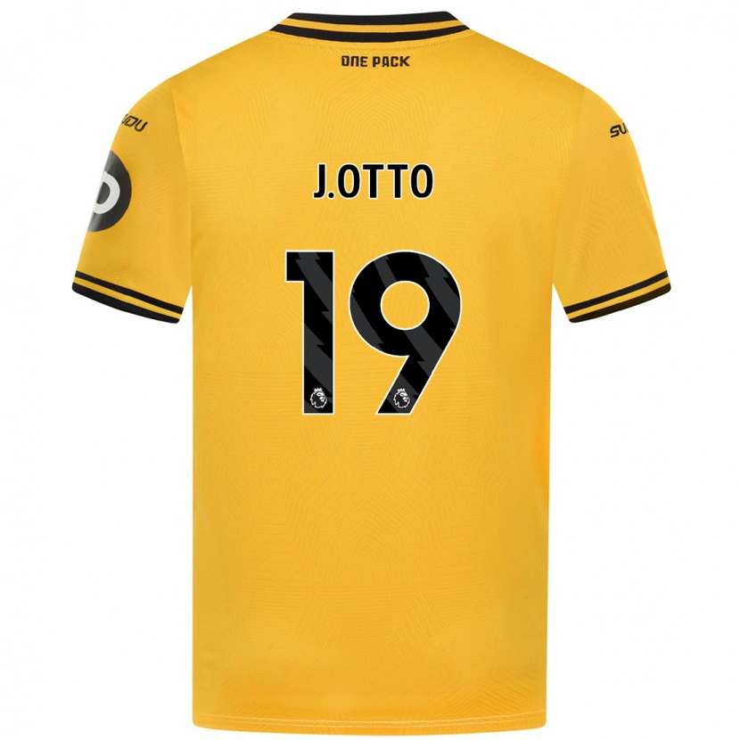 Danxen Men Jonny Otto #19 Yellow Home Jersey 2024/25 T-Shirt