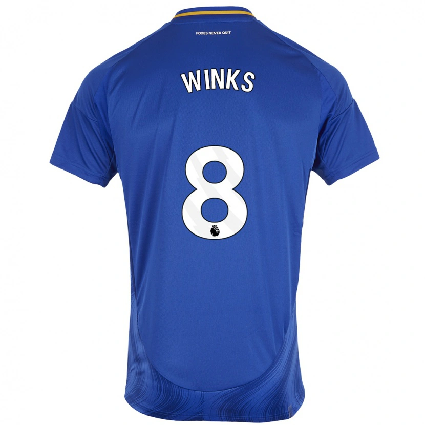 Danxen Men Harry Winks #8 Blue White Home Jersey 2024/25 T-Shirt