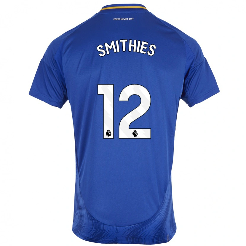 Danxen Men Alex Smithies #12 Blue White Home Jersey 2024/25 T-Shirt