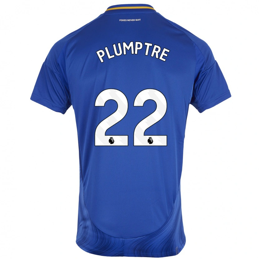 Danxen Men Ashleigh Plumptre #22 Blue White Home Jersey 2024/25 T-Shirt