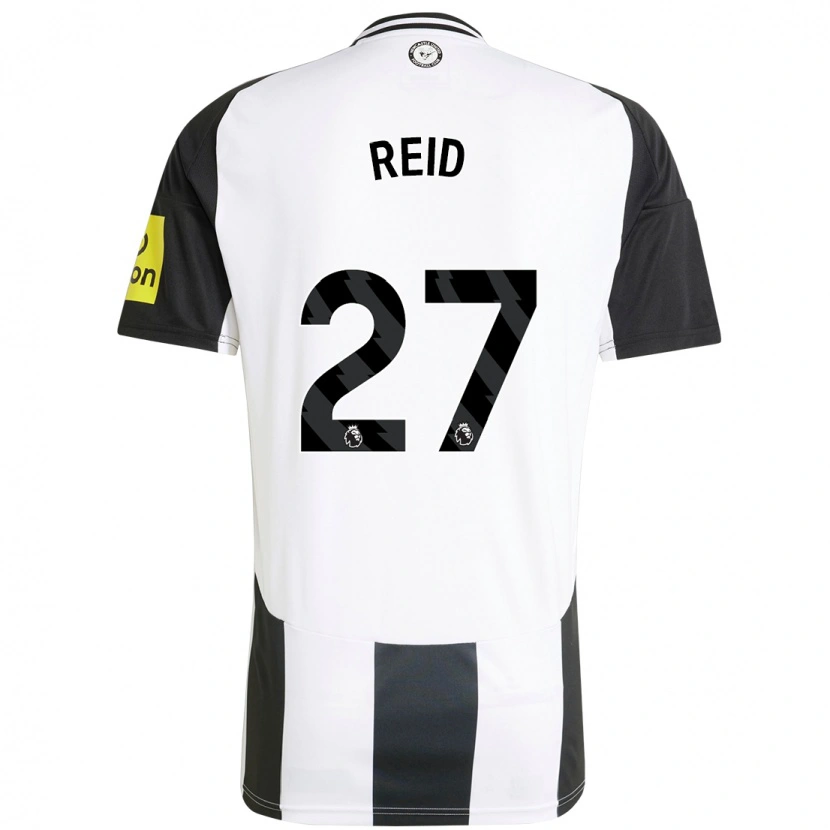 Danxen Men Hannah Reid #27 White Black Home Jersey 2024/25 T-Shirt