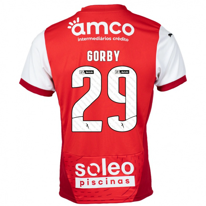 Danxen Men Gorby #29 Red White Home Jersey 2024/25 T-Shirt