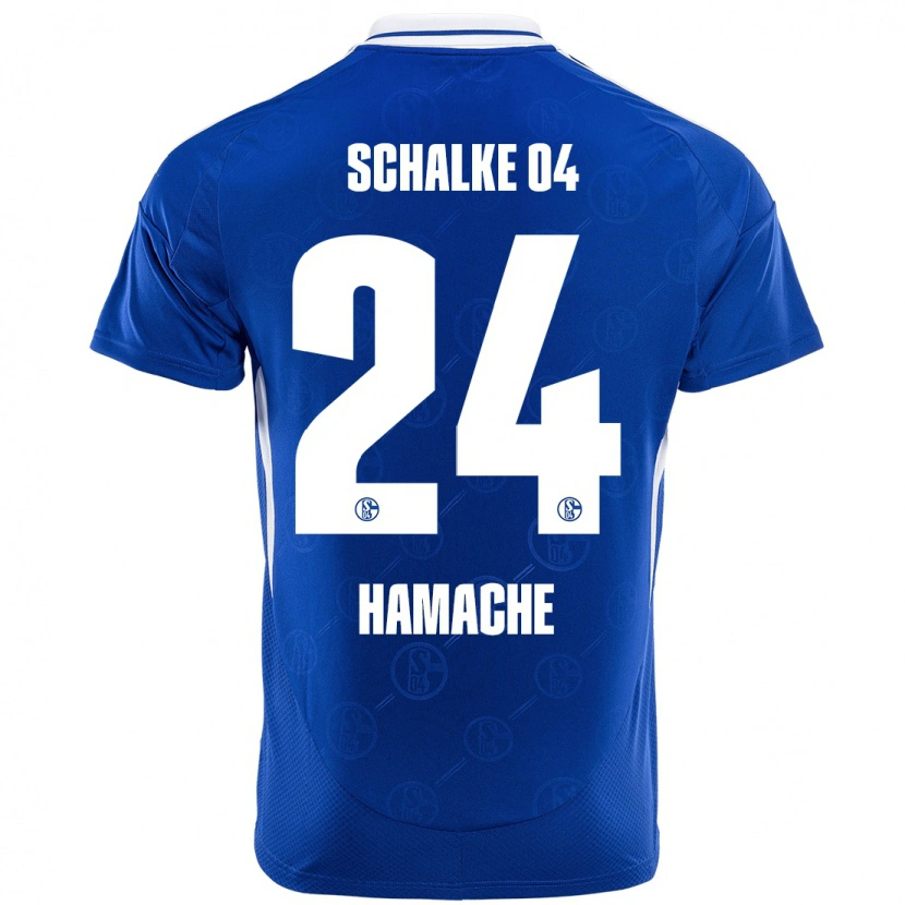 Danxen Men Ilyes Hamache #24 Royal Blue Home Jersey 2024/25 T-Shirt