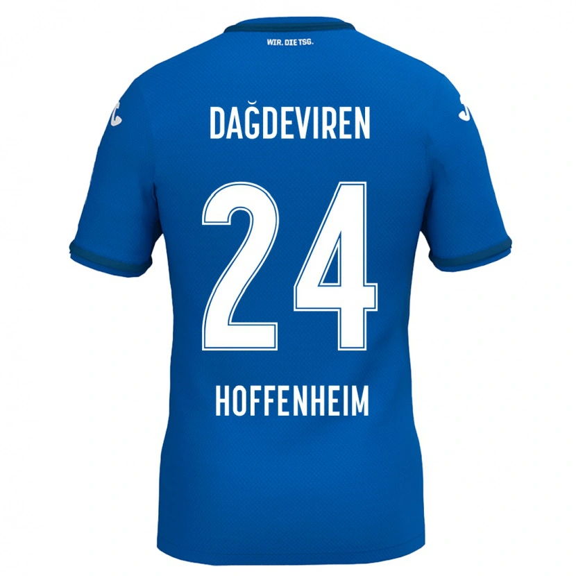 Danxen Men Diren Dağdeviren #24 Royal Blue Home Jersey 2024/25 T-Shirt