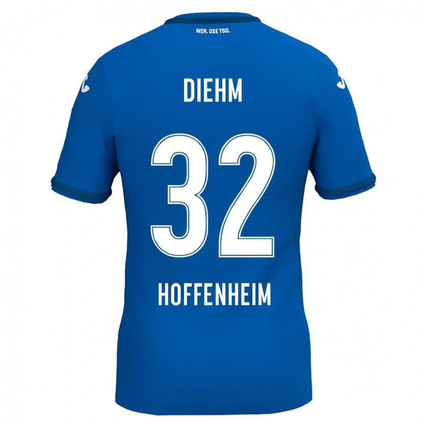 Danxen Men Vanessa Diehm #32 Royal Blue Home Jersey 2024/25 T-Shirt