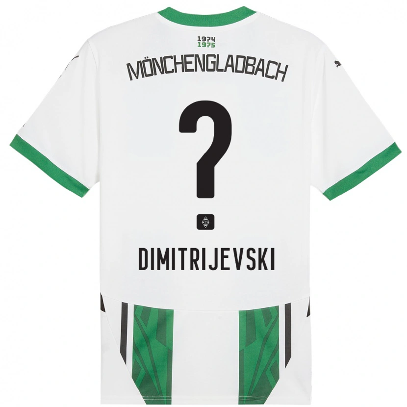 Danxen Men Maximilian Dimitrijevski #0 White Green Home Jersey 2024/25 T-Shirt
