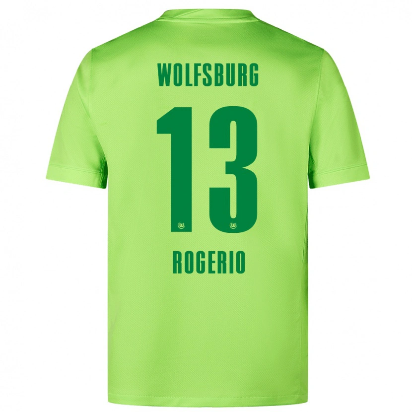 Danxen Men Rogério #13 Fluorescent Green Home Jersey 2024/25 T-Shirt