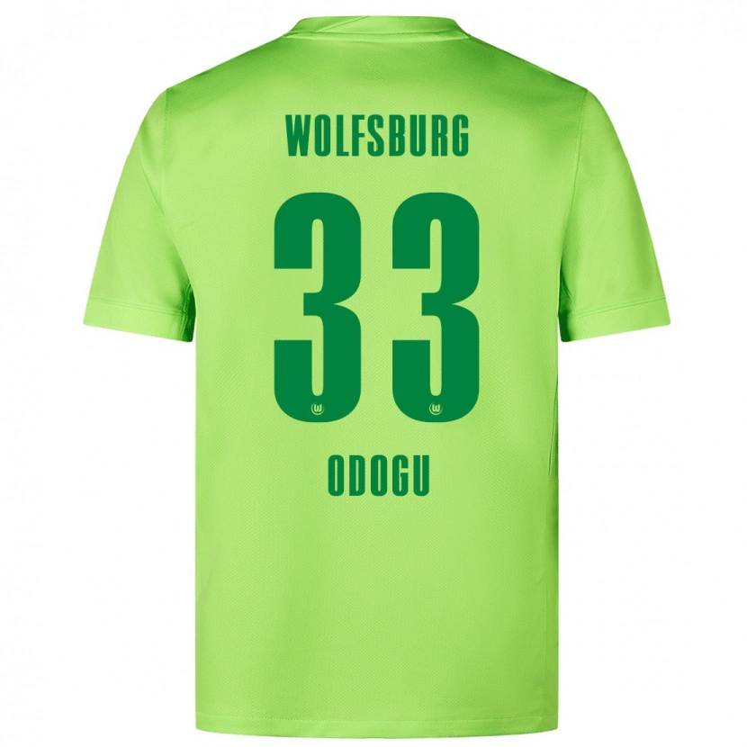 Danxen Men David Odogu #33 Fluorescent Green Home Jersey 2024/25 T-Shirt