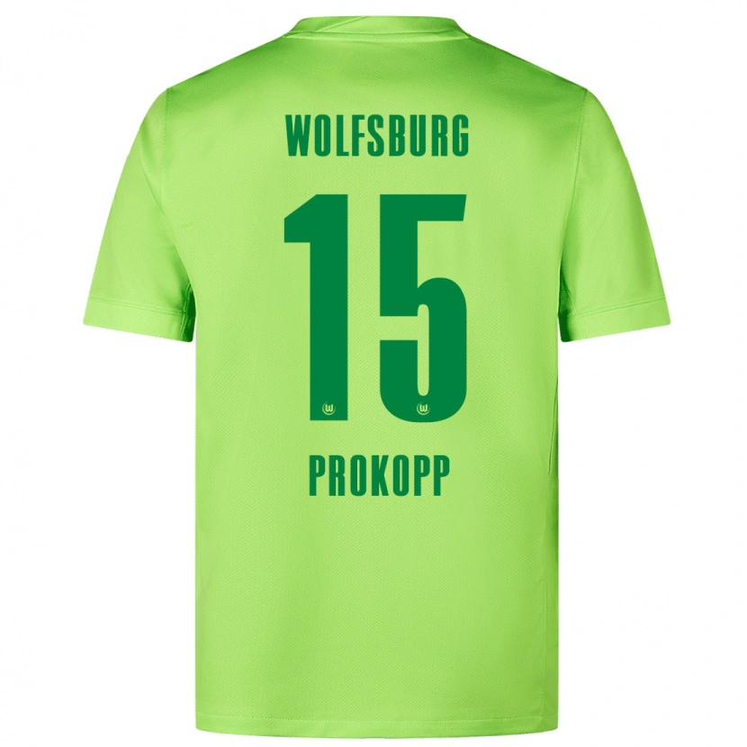 Danxen Men Oskar Prokopp #15 Fluorescent Green Home Jersey 2024/25 T-Shirt