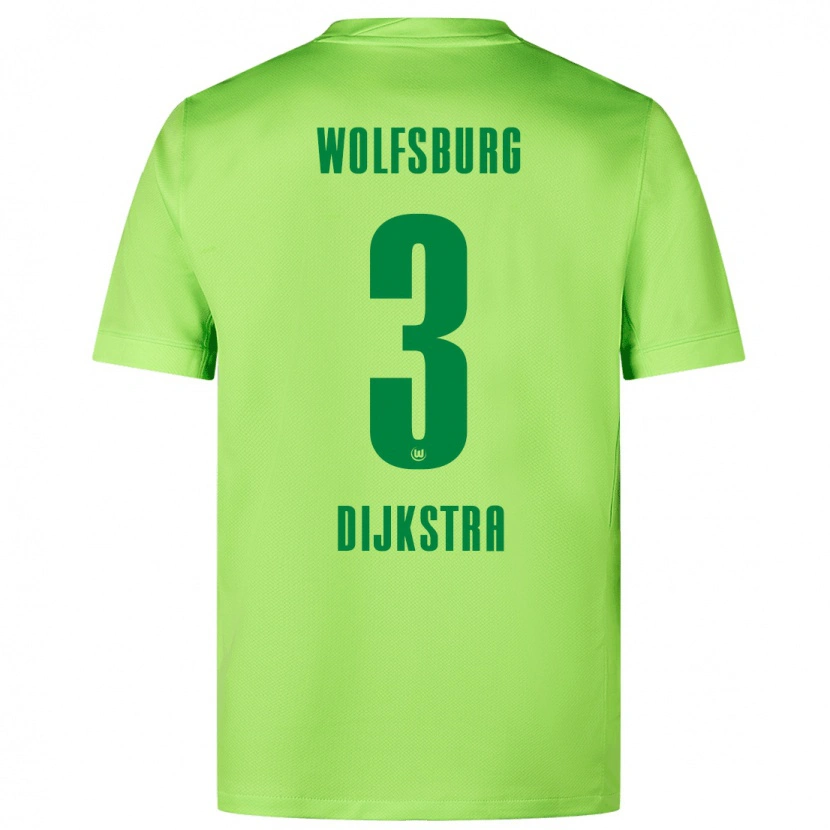 Danxen Men Caitlin Dijkstra #3 Fluorescent Green Home Jersey 2024/25 T-Shirt