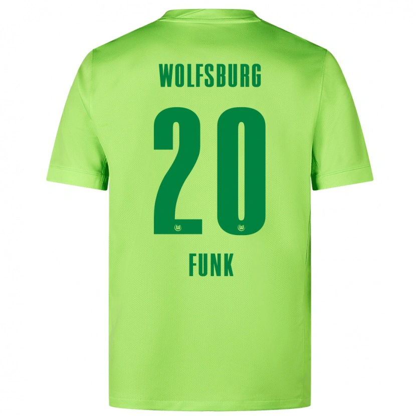 Danxen Men Jonah Funk #20 Fluorescent Green Home Jersey 2024/25 T-Shirt