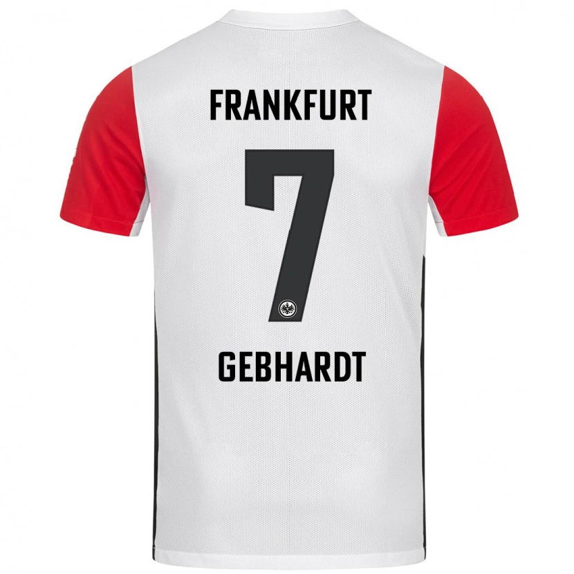 Danxen Men Luca Gebhardt #7 White Red Home Jersey 2024/25 T-Shirt