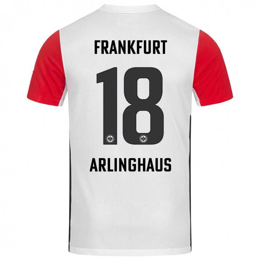 Danxen Men Max Arlinghaus #18 White Red Home Jersey 2024/25 T-Shirt