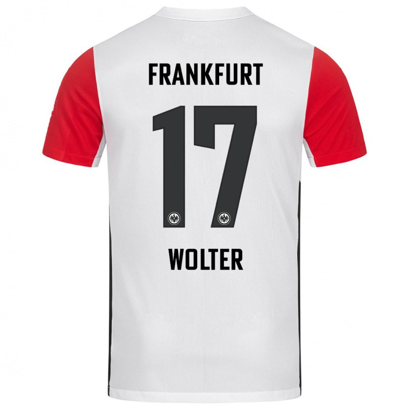 Danxen Men Pia-Sophie Wolter #17 White Red Home Jersey 2024/25 T-Shirt