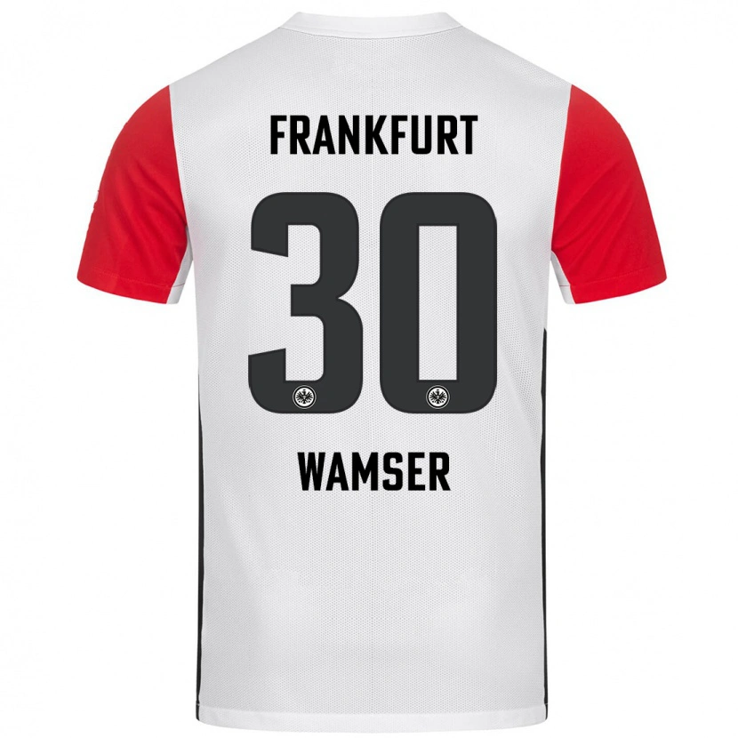 Danxen Men Carlotta Wamser #30 White Red Home Jersey 2024/25 T-Shirt