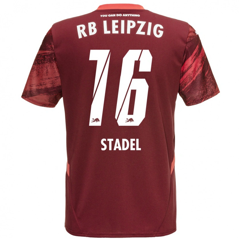 Danxen Men Maddox Stadel #16 Burgundy Away Jersey 2024/25 T-Shirt