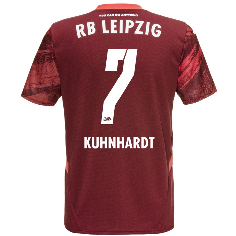 Danxen Men Paul Kühnhardt #7 Burgundy Away Jersey 2024/25 T-Shirt