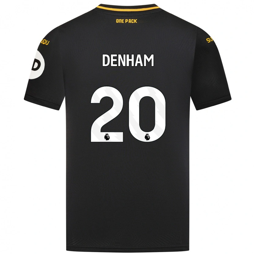 Danxen Men Ania Denham #20 Black Away Jersey 2024/25 T-Shirt