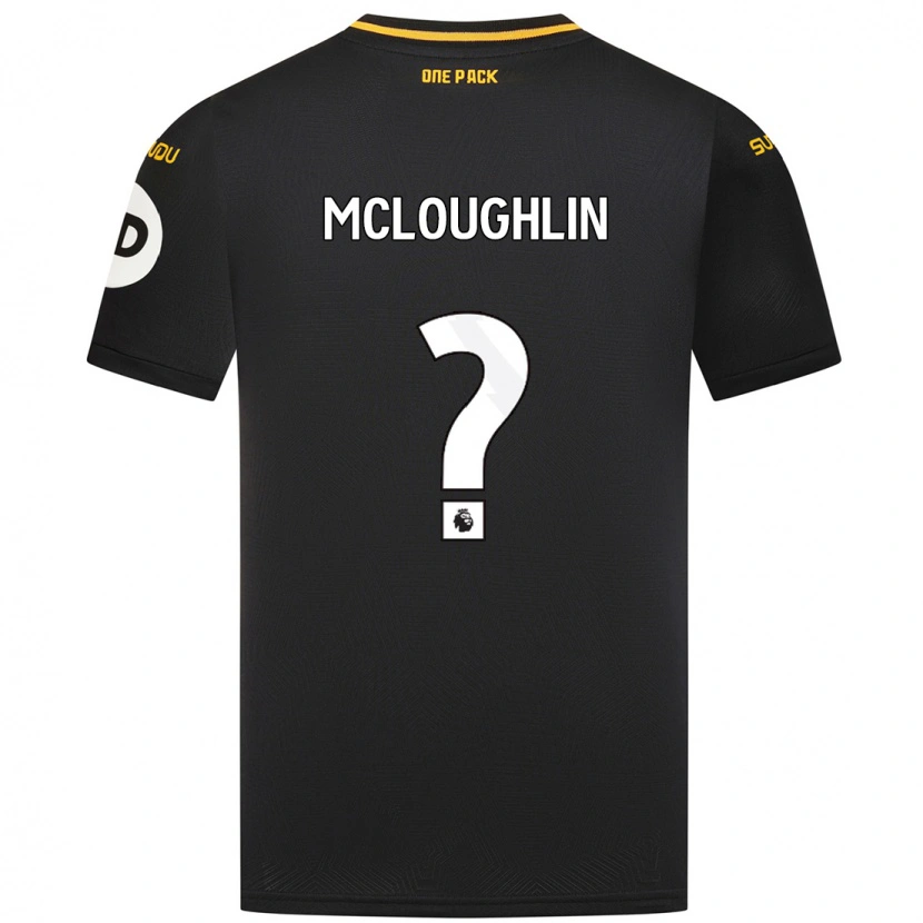 Danxen Men Lee Mcloughlin #0 Black Away Jersey 2024/25 T-Shirt